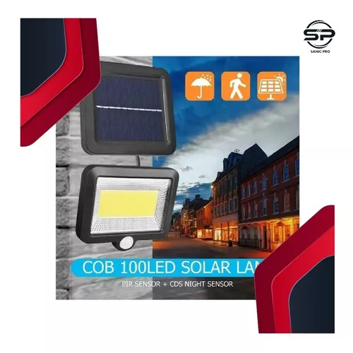 Panel Reflector Solar 20 Led Exterior Resistente Luz Potente