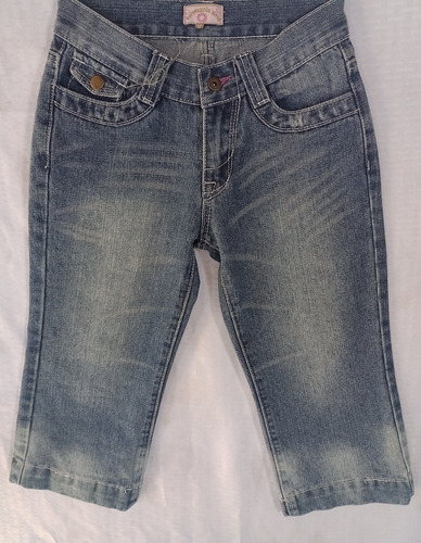 Bellas Bermudas Jeans Mezclilla Niña Talla 12. Nuevas.