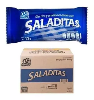 Galletas Saladitas Saladas Gamesa 200 Paketines De 13 Gr