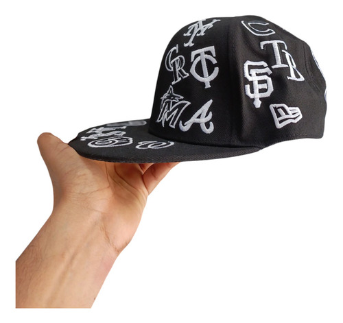 Gorra 59fifty All Over Edición Especial B/n Negro 7