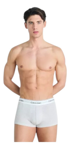Boxer Trunk Calvin Klein De Algodón 3 Pack - Original