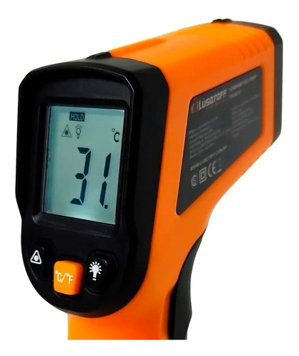 Medidor De Temperatura Digital 50-600 °c Lusqtoff Tdl508