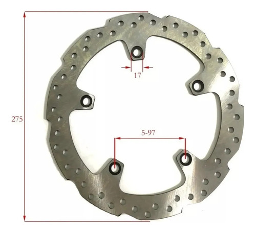 Disco De Freno Delantero Honda Cb 190 R