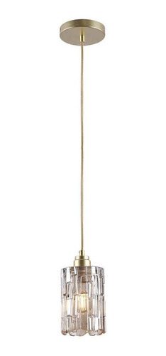 Pendente Dourado Vidro Conhaque Ambar Bancada Lavabo Ace33