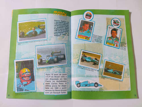 Álbum F1 - 1990 Fórmula 1 - Multi Editora