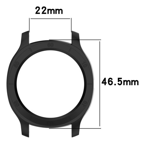 Funda Protectora De Reloj Blanco Marfil Para Huawei Watch Gt