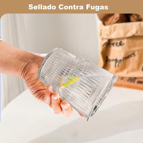 Q Taza De Vidrio Con Tapa Y Pajita,juego De Tazas De Café
