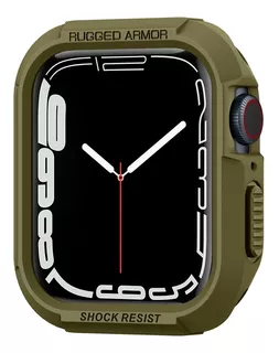 Case Spigen Rugged Armor Compatible Con Apple Watch 45mm Ver