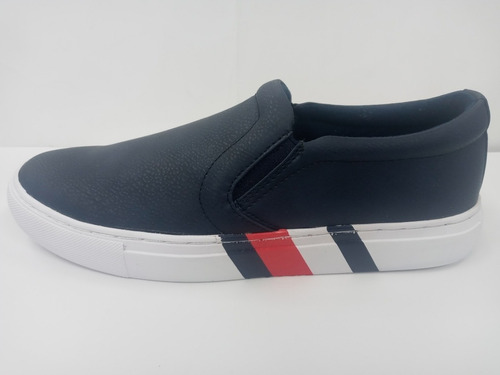 Tommy Binny Dark Blue (azul Oscuro) Slip On De Metedera