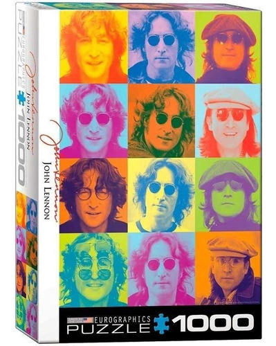 Rompecabezas John Lennon Collage 1000 Piezas Eurographics