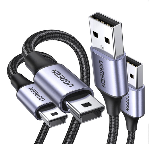 Ugreen Cable Mini Usb [3 Pies, Paquete De 2] Usb Mini B 2.0