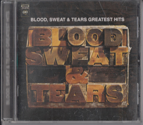 Blood, Sweat & Tears Greatest Hits. Cd Original Usado Qqd.