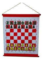Comprar Tablero Mural De Enseñanza Enrollable Rojo