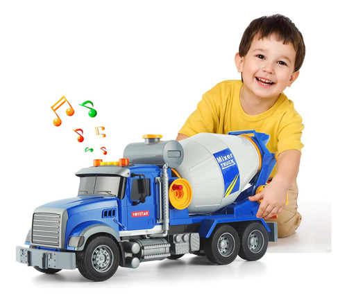 Anjaru Kids Big Cement Mixer Toys Truck Toys Engineering...