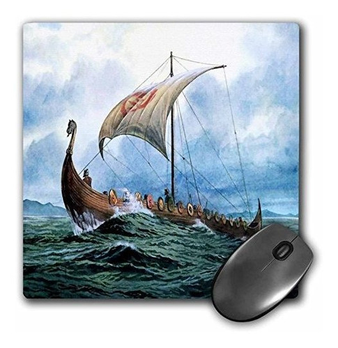 Mouse Pad Barco Vikingo 3drose