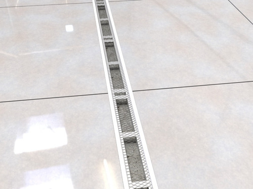 Kit 2 Ralo Linear 10x100 Cm Grelha Aluminio (modular 50cm)