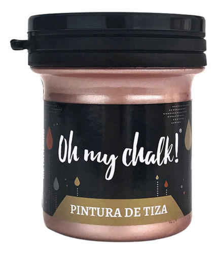 Pintura De Tiza Oh My Chalk! X 110 Cc.metalizada Gold Rose