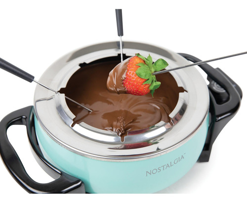 Set De Ollas Eléctricas Para Fondue Nostalgia, 12 Tazas Con