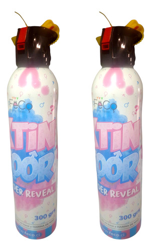 Spray Cotillón Extintor Revelador De Genero Niña