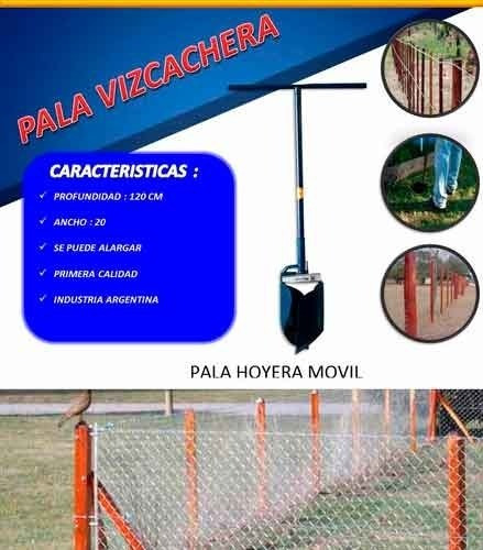 Imagen 4 de 6 de Pala Vizcachera Hoyadora Movil 120 Cm Profundidad Hoyera Fg