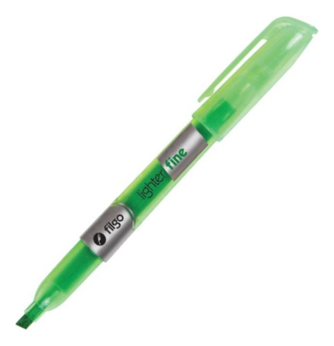 Resaltador Ezco Filgo Neon Biselado X 3 Unidades Color Verde