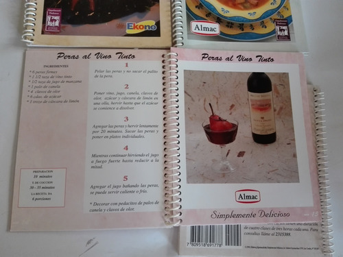 Libro Recetas Almac - Ekono X 4 (Usado)