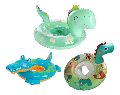 Boia Dinossauro Com Fralda Infantil Piscina Mar