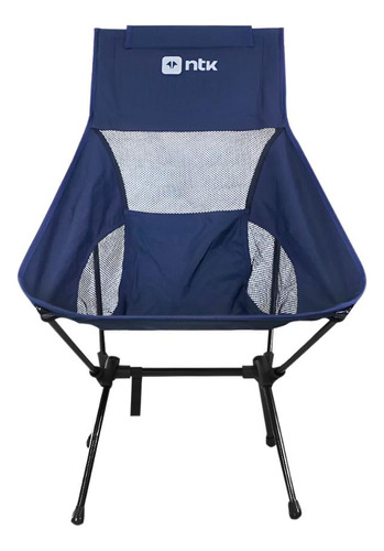 Cadeira Camping Nautika Até 90kg Compact Azul Dobrável