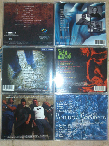 Cd Como Nuevo Perfecto Rock Nacional Titulos Variados (Usado)