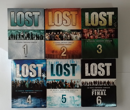 Dvd Series Lost Por Temporada- Usada- Muy Buen Estado-