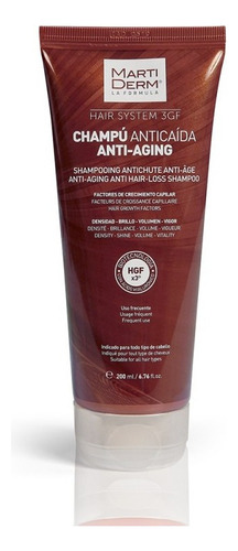 Martiderm Hair System Champú Anticaída Antiaging -200 Ml