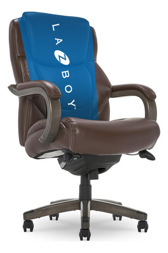 Silla De Escritorio La-z-boy Delano Marrón Con Madera Gris Desgastada X 0 Unidades