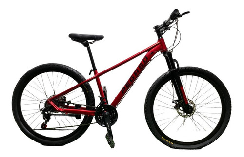 Imagen 1 de 10 de Bicicleta Aluminio Rojo Mtb Aro 27,5 Pegaso Bikes
