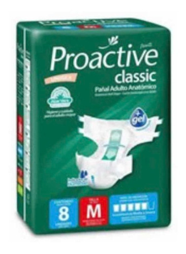 Pañal Proactive Classic Talla M X 8 Unidades