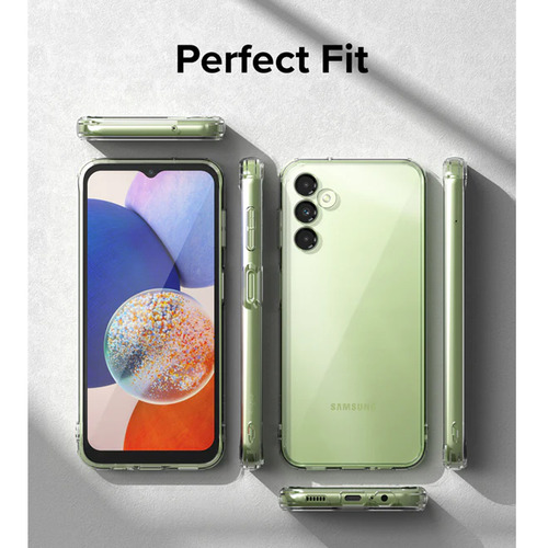 Imagen 3 de 5 de Funda Para Samsung A14 Ringke Fusion Original + Vidrio