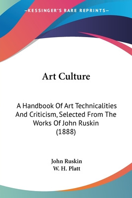 Libro Art Culture: A Handbook Of Art Technicalities And C...