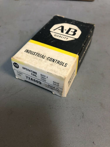 72a803 Allen-bradley Operating Coil, Size 2, 110/120 Vol Ssc