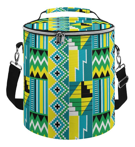 Bolsa Aislante Suave Diseño Estilo Africano Prueba Fuga Asa