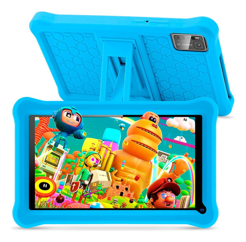 Tablet Infantil Niños Quad Core 3+32gb Dual Cam + Protector 