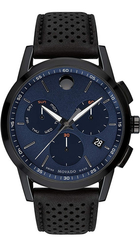 Museum Sport, Gunmetal Pvd Case, Esfera Azul, Correa De...