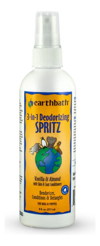 Earthbath Vanilla & Almond - Spray Desodorizante 3 En 1 Par.