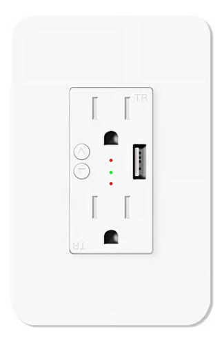 Contacto Pared Inteligente Wi-fi Tecnolite Static Puerto Usb