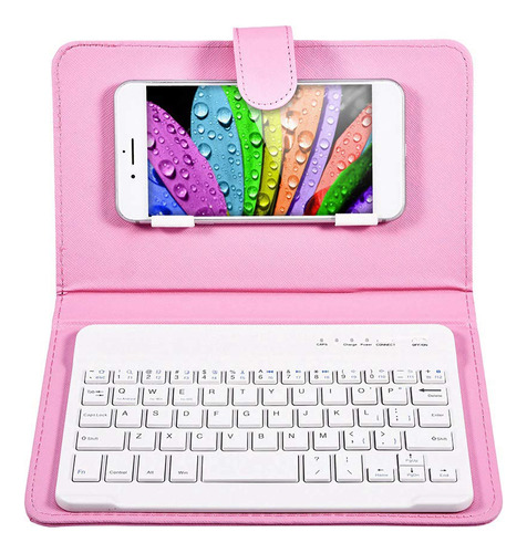 Funda Teclado Bluetooth 2 1 Soporte 3.0 Desmontable Para Io