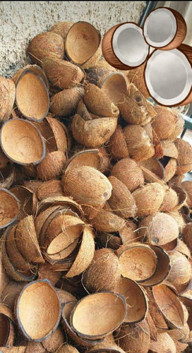 Conchas De Coco Cascaras Helados Dulces Cremas Velas Postre