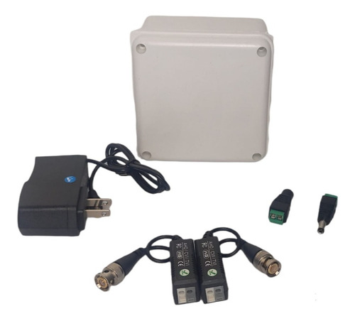 Kit Videobalum,borneras,caja De Paso,fuente 12v1amp X6 Unid 