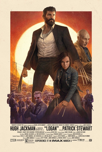 Lote De Posters Dobles (58x41): Logan, Resident Evil, Batman