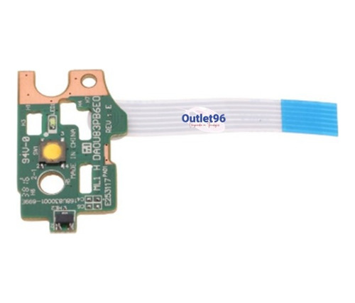 Botón De Encendido Hp 14-y002la 14-w 15-n 15-f  Da0u83pb6e0