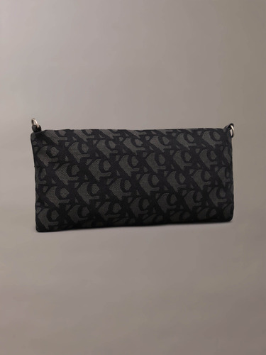 Bolsa Calvin Klein Crossbody Para Mujer Con Monograma Negro