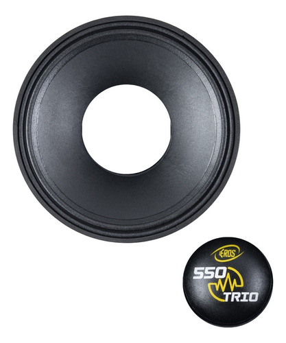 Reparo Para Alto Falante Eros E550 Trio 550w Rms 6 Ohms Cor Preto