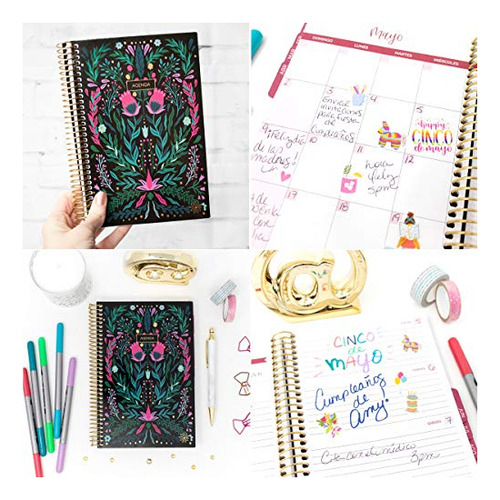 Bloom Daily Planners Día Del Año Calendario Español Sin Fech
